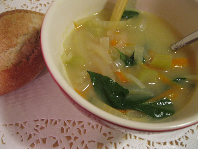 Lemongrass Coconut Chicken Soup