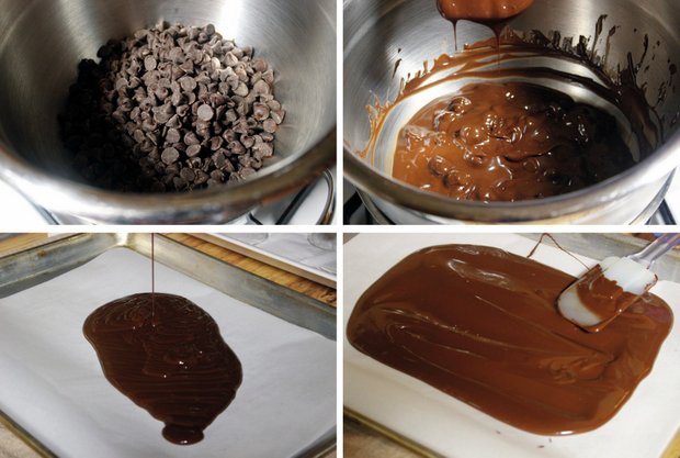 3 melting chocolate