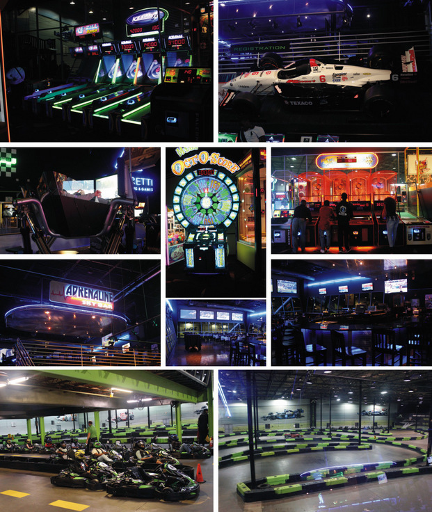 7 bar arcade karting